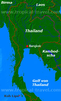 Thailand-Karte