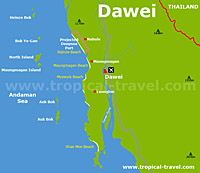 Dawei-Karte