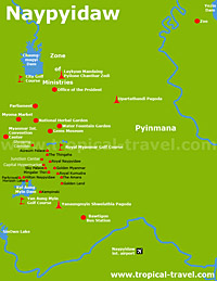 Naypyidaw Karte