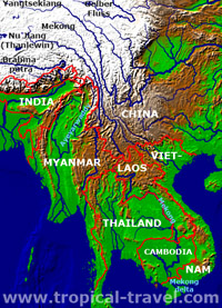 Südostasien-Karte