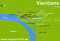 Vientiane-Karte