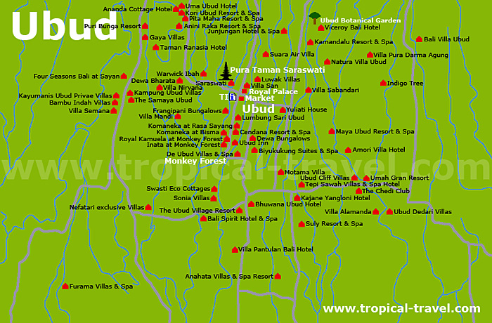 Ubud Karte