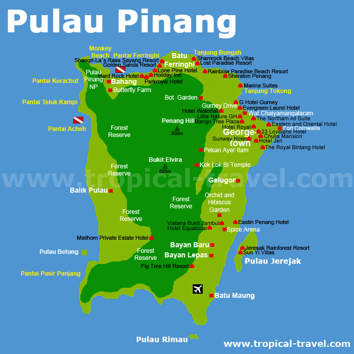 Penang Karte