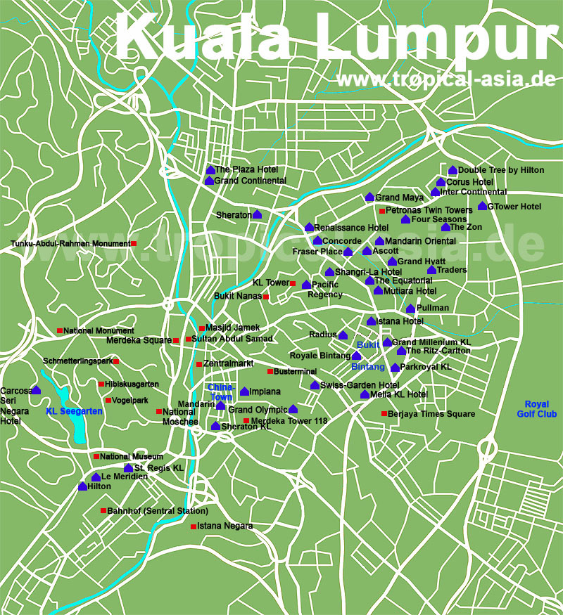 Kuala Lumpur Karte