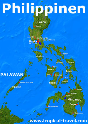 Philippinen Karte