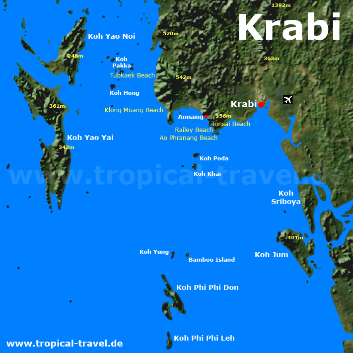 Krabi Karte