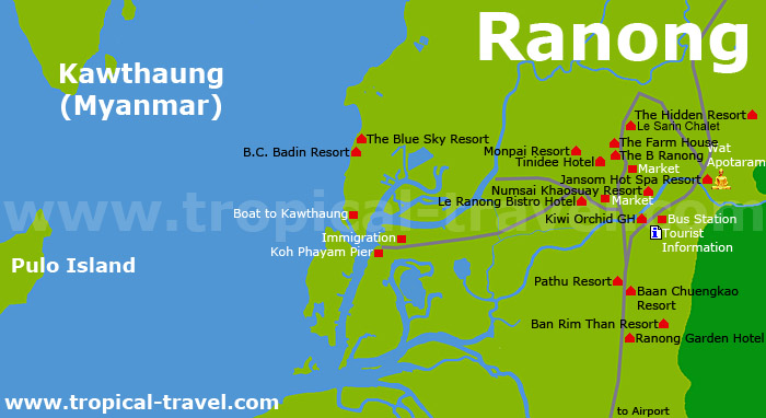 Ranong Karte