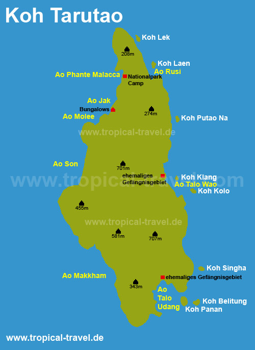 Koh Tarutao Karte