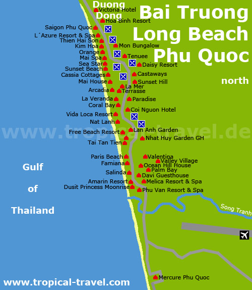 Long Beach Nord Karte