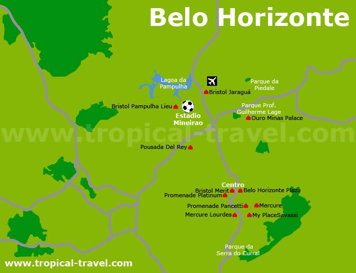Belo Horizonte Karte