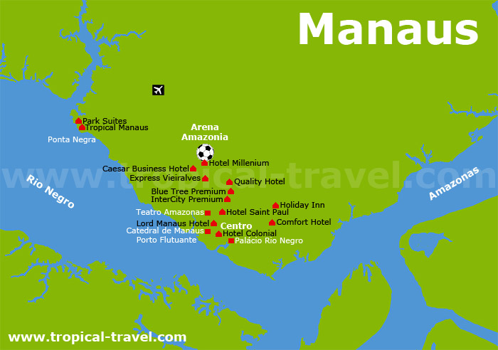 Manaus Karte