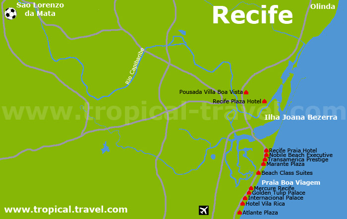 Recife Karte