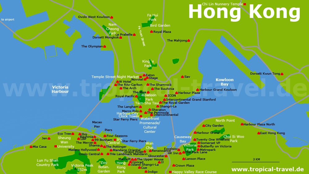 Hongkong Karte
