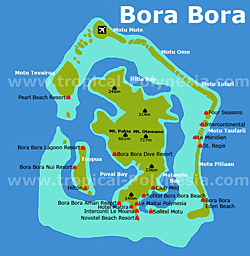 Bora Bora Karte