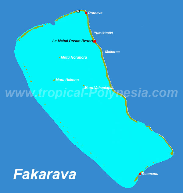 Fakarava Karte