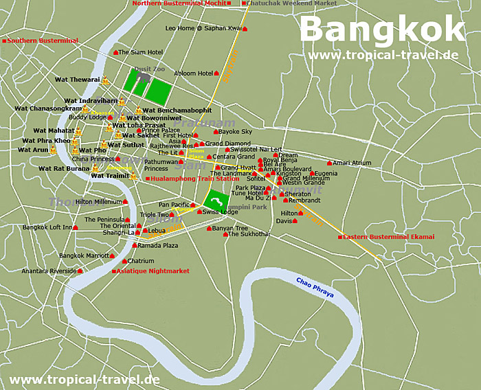 Bangkok Karte