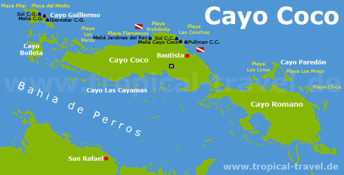 Cayo Coco Karte
