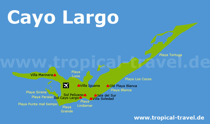 Cayo Largo Karte