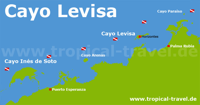 Cayo Levisa Karte