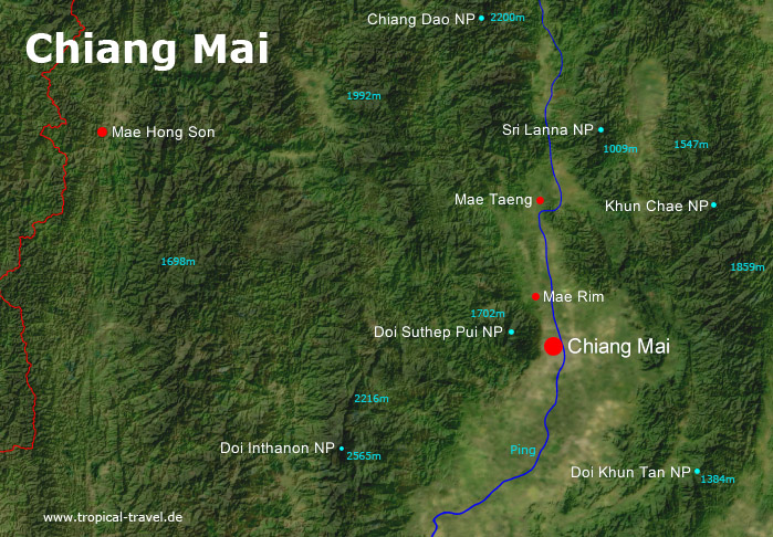 Chiang Mai Karte