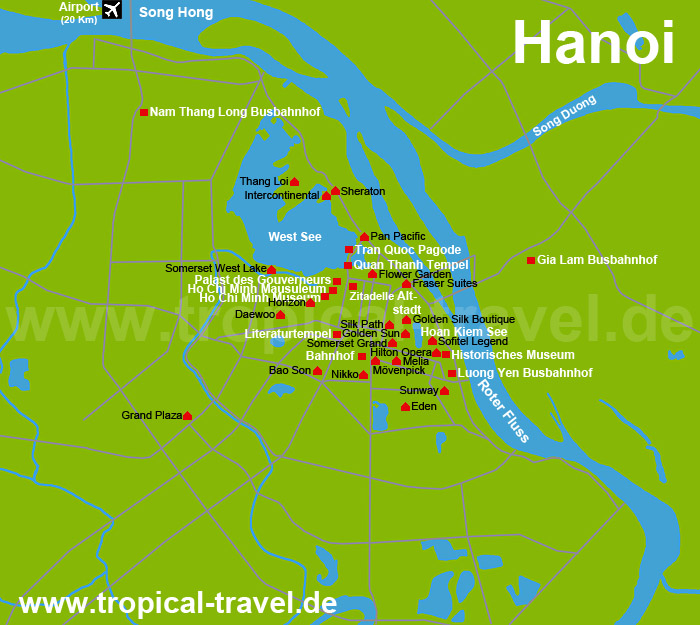 Hanoi Karte