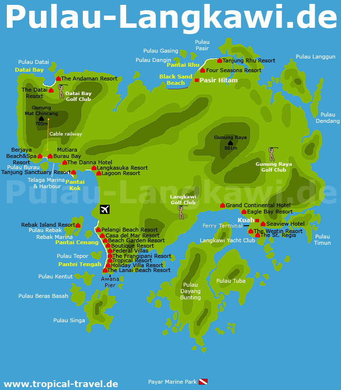 Langkawi Karte