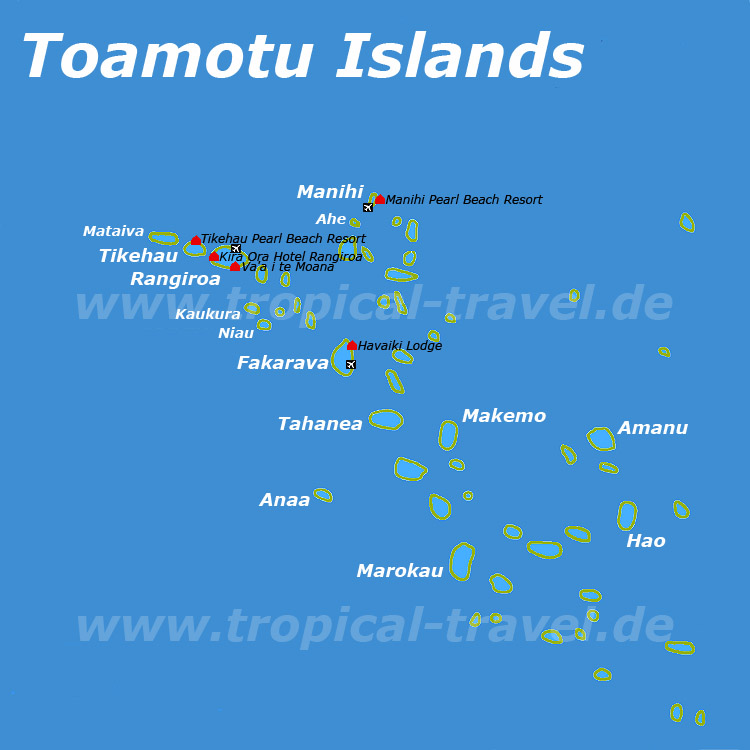 Tuamotu Karte