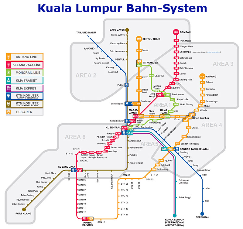 KL train map