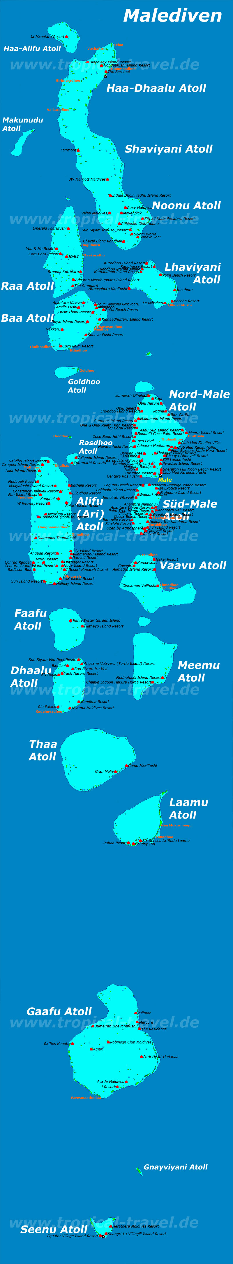 Maledivenkarte