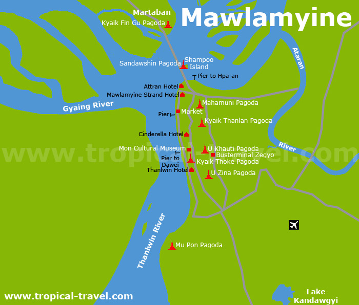 Mawlamyine Karte